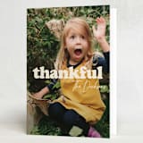 "BIG thanks" - Thanksgiving Cards in Whipped Cream by Inkblot Design - Folded Card