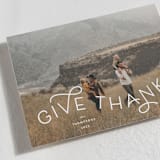 "Give Thanks Modern" - Thanksgiving Cards in Powder by Kristel - Detail