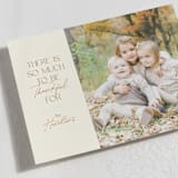 "Acorn" - Thanksgiving Cards in Cream by Ashlee Townsend - Detail