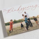 "scripted thanksgiving" - Thanksgiving Cards in Maple Leaf by Liz Conley - Detail