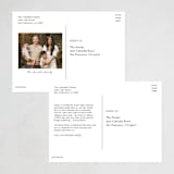"Felt Marker" - Thanksgiving Cards in Chai Latte by Owl and Toad - Back of Card Options