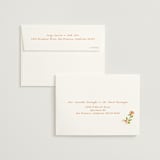 "Giardino" - Wedding Thank You Cards in Flame by Pati Cascino - FREE Recipient Addressing