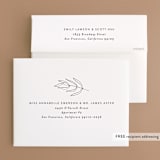 "Denali" - Wedding Thank You Cards in Linen by Carly Reed Walker - FREE Recipient Addressing