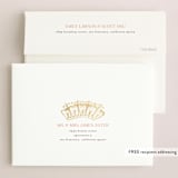 "Modern Mehndi" - Wedding Thank You Cards in Gold by Laura Condouris - FREE Recipient Addressing