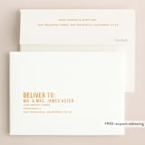 "Ombre" - Wedding Thank You Cards in Mandarin by Dean Street - FREE Recipient Addressing