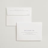 "two toned" - Wedding Thank You Cards in Marseille Bleu by Deborah Chou - FREE Recipient Addressing