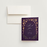 "Disney's Tangled Lanterns" - Wedding Thank You Cards in Twilight by Simona Camp - Front