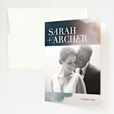 "Raptured" - Wedding Thank You Cards in Amethyst by Design Lotus - Front