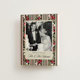"holiday ribbon" - Wedding Thank You Cards in Ruby by Jackie Crawford - Front