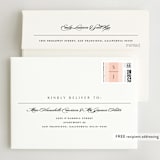 "Classical" - Wedding Thank You Cards in Blush by Michelle Taylor - FREE Recipient Addressing