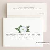 "Heirloom Roses" - Wedding Thank You Cards in Ebony by Jill Means - FREE Recipient Addressing