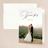 "first dance" - Wedding Thank You Cards in Champagne by Kasia Labocki - Front