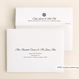 "Minimalist Display" - Wedding Thank You Cards in Orange by Nam Bourassa - FREE Recipient Addressing