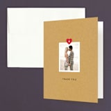 "Textbook Love Story" - Wedding Thank You Cards in Kraft by root beer float - Front