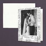 "Love In The City" - Wedding Thank You Cards in Pearl by Shiny Penny Studio - Front