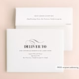"whimsical ampersand" - Wedding Thank You Cards in Black Tie by Laura Hamm - FREE Recipient Addressing
