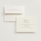 "Rosebud" - Wedding Thank You Cards in Peony by Baumbirdy - FREE Recipient Addressing