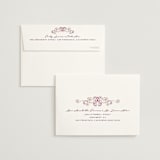 "Henna" - Wedding Thank You Cards in Mixed Berry by fatfatin - FREE Recipient Addressing