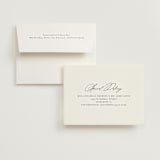 "Cielo" - Wedding Thank You Cards in Ecru by Anna Elder - FREE Recipient Addressing