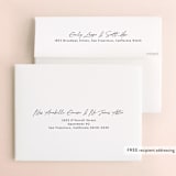 "Painted Trails" - Wedding Thank You Cards in Navy by Alethea and Ruth - FREE Recipient Addressing