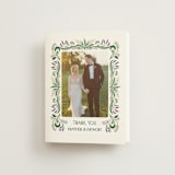 "Sierra" - Wedding Thank You Cards in Spruce by Paper Sun Studio - Front