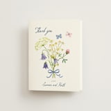 "Wildflower Romance" - Wedding Thank You Cards in Ivory by frau brandt - Front