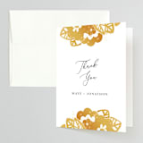 "Sparks" - Wedding Thank You Cards in Sunshine by Corie Page - Front