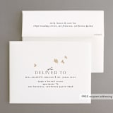 "Soar" - Wedding Thank You Cards in Cream by Phrosné Barwood - FREE Recipient Addressing