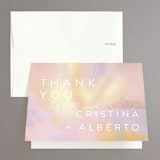 "Amanecer" - Wedding Thank You Cards in Dawn by Tamara Hilje - Front