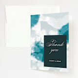 "Cotton Air" - Wedding Thank You Cards in Seaside by Lea Velasquez - Front