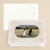 "Timeless" - Wedding Thank You Cards in Terracotta by Jen Owens - Front