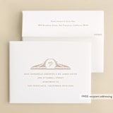 "Timeless" - Wedding Thank You Cards in Terracotta by Jen Owens - FREE Recipient Addressing