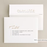 "love love love" - Wedding Thank You Cards in Onyx by Robert and Stella - FREE Recipient Addressing