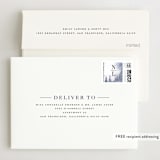 "Misty trees" - Wedding Thank You Cards in Frost by Stacey Meacham - FREE Recipient Addressing