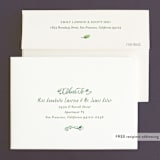 "Growing Ampersand" - Wedding Thank You Cards in Ivory by Laura Bolter - FREE Recipient Addressing