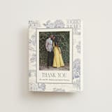 "Southern Charm Toile" - Wedding Thank You Cards in Periwinkle by Jenna Holcomb - Front