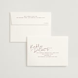 "Millennial" - Wedding Thank You Cards in Rose by Hooray Creative - FREE Recipient Addressing