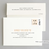 "With Great Joy" - Wedding Thank You Cards in Peach by Up Up Creative - FREE Recipient Addressing