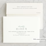 "Painted Sea" - Wedding Thank You Cards in Seafoam by Hooray Creative - FREE Recipient Addressing