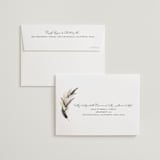 "Arched Pampas" - Wedding Thank You Cards in Basil by Kaydi Bishop - FREE Recipient Addressing