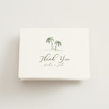 "Alento" - Wedding Thank You Cards in Celeste by Pati Cascino - Front