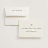 "Modern Love" - Wedding Thank You Cards in Champagne by Helena Vitto - FREE Recipient Addressing