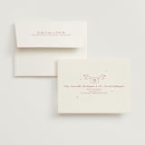 "The Bird Song" - Wedding Thank You Cards in Peach by Helena Vitto - FREE Recipient Addressing