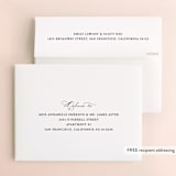 "Together With You" - Wedding Thank You Cards in Noir by Kimberly FitzSimons - FREE Recipient Addressing