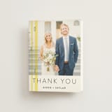 "Direction" - Wedding Thank You Cards in Lemon by Owl and Toad - Front