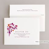 "veranda" - Wedding Thank You Cards in Merlot by Angela Marzuki - FREE Recipient Addressing