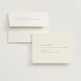 "Edge" - Wedding Thank You Cards in Linen by Kelly Schmidt - FREE Recipient Addressing