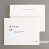 "The Loden" - Wedding Thank You Cards in Ivory by Kelly Schmidt - FREE Recipient Addressing