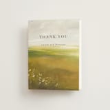 "Savanna" - Wedding Thank You Cards in Fern by Lindsay Megahed - Front