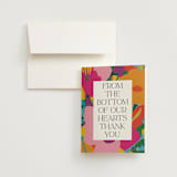 "To the max" - Wedding Thank You Cards in Garden by Inkblot Design - Front